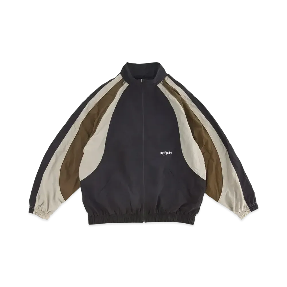 P.A.M. TRACKTION ZIP THRU TRACK JACKET "BLACK"