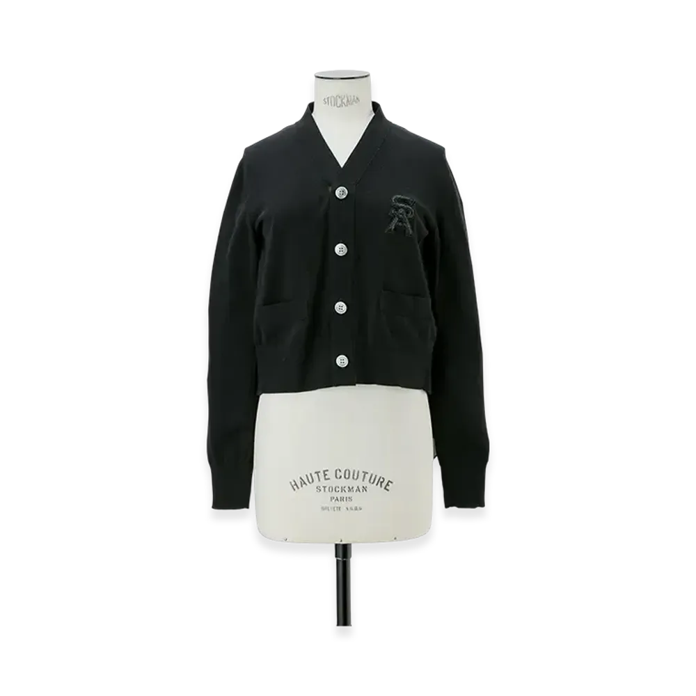 sacai Emblem Knit Cardigan "Black"