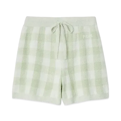 GELATO PIQUE Check Jacquard Shorts "Mint"