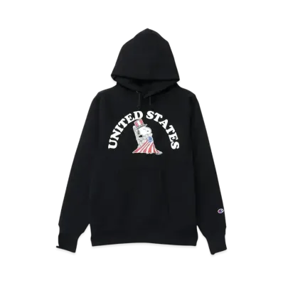 Champion x PEANUTS Reverse Weave Hooded Sweatshirt Made In USA "Black"