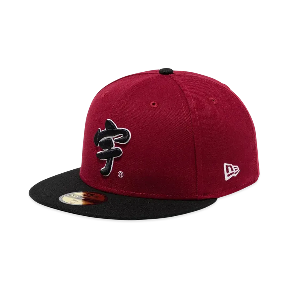 NEW ERA x Uchida 59FIFTY Cardinal Black Visor Cap "Scarlet"