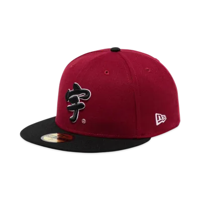 NEW ERA x Uchida 59FIFTY Cardinal Black Visor Cap "Scarlet"
