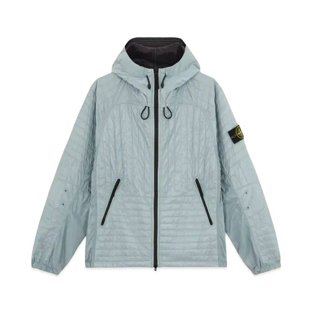 Stone Island 43232 Pertex Quantum Made From Netplus With Primaloft Insulation Technology "Green Gray"