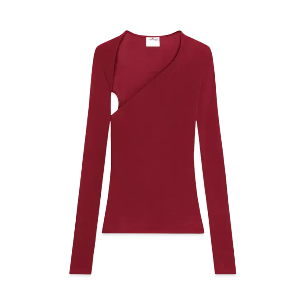 Courreges Slash Top "Grenat"