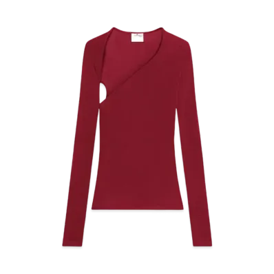 Courreges Slash Top "Grenat"