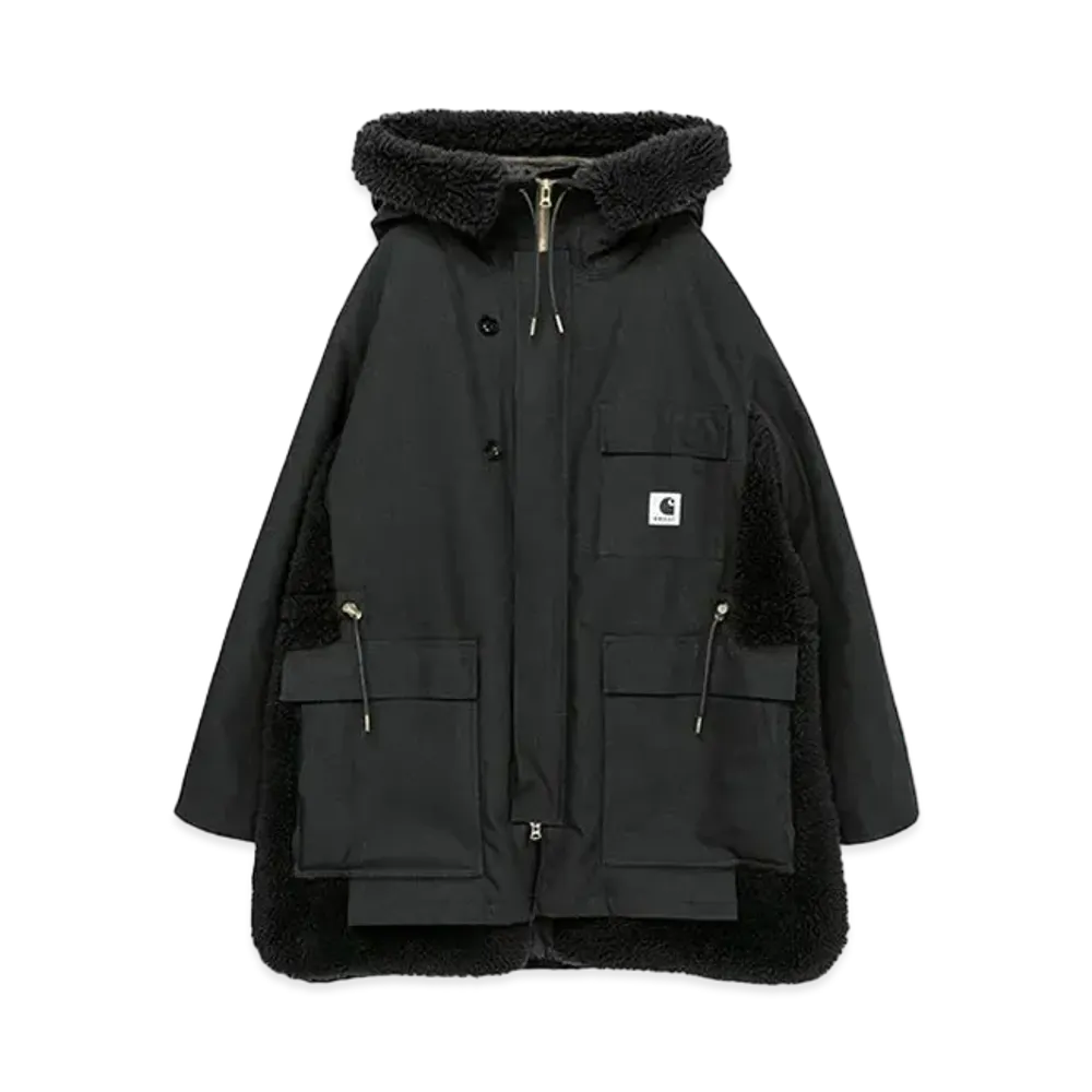 Carhartt WIP x sacai Men's Canvas Parka Siberian "Black"
