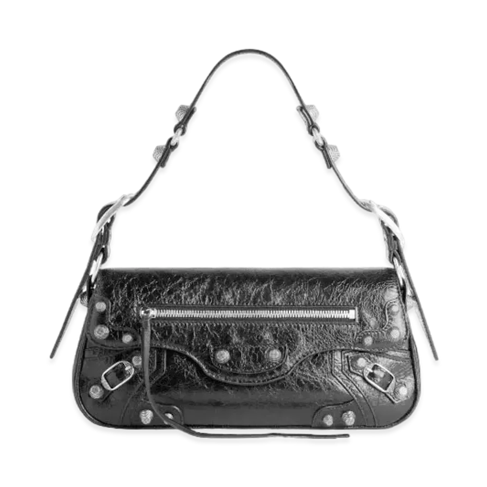 BALENCIAGA Le Cagole Small Shoulder Bag "Black"