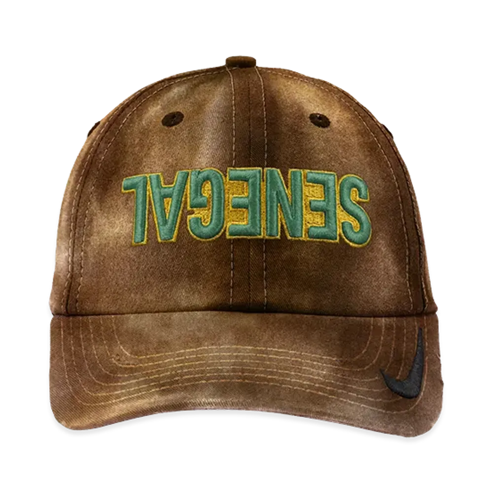 Travis Scott Cactus Jack x Nike Senegal Distressed Total 90 Hat "Brown"