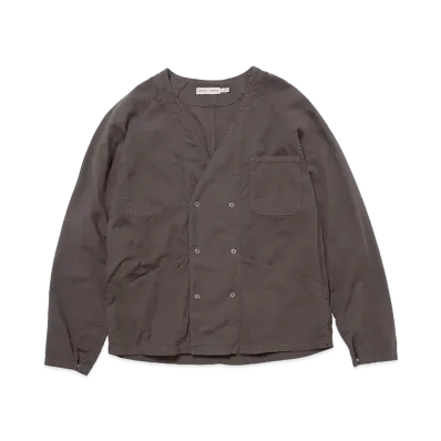 UNDERCOVER OZISM x Nonnative Monk Jacket Cotton Paper Viera Overdyed "Charcoal"