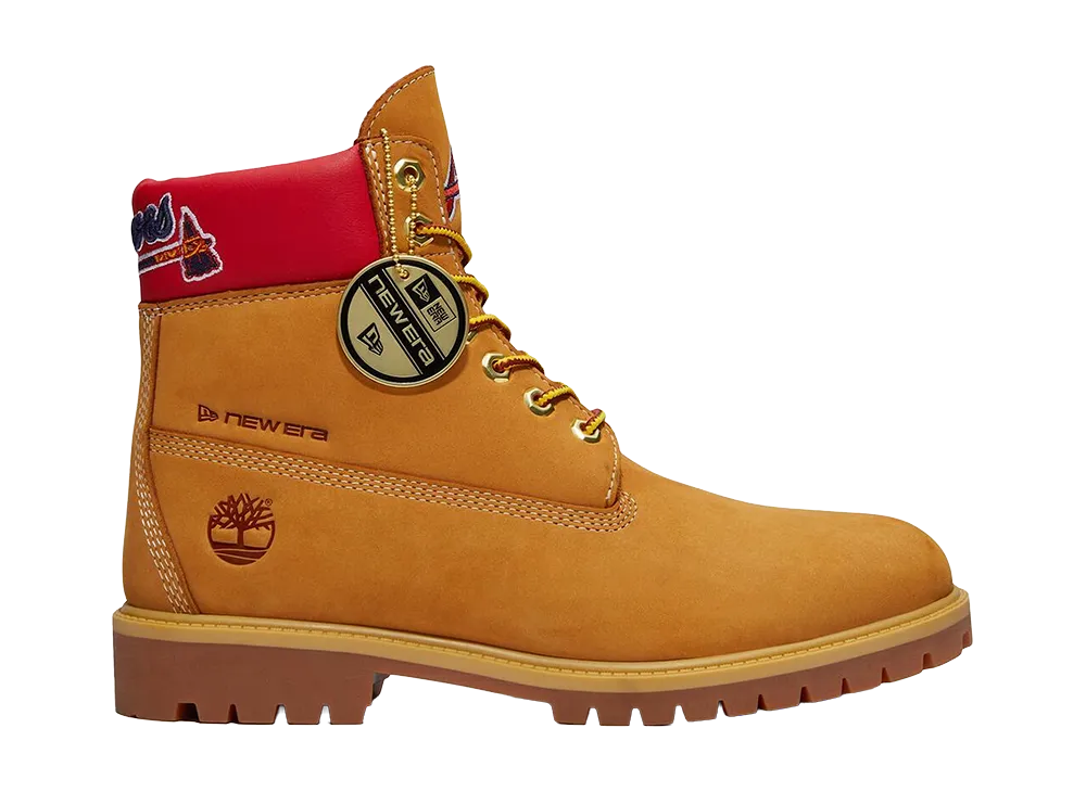 New Era x Timberland 6" Premium Waterproof Boot MLB "Atlanta Braves"