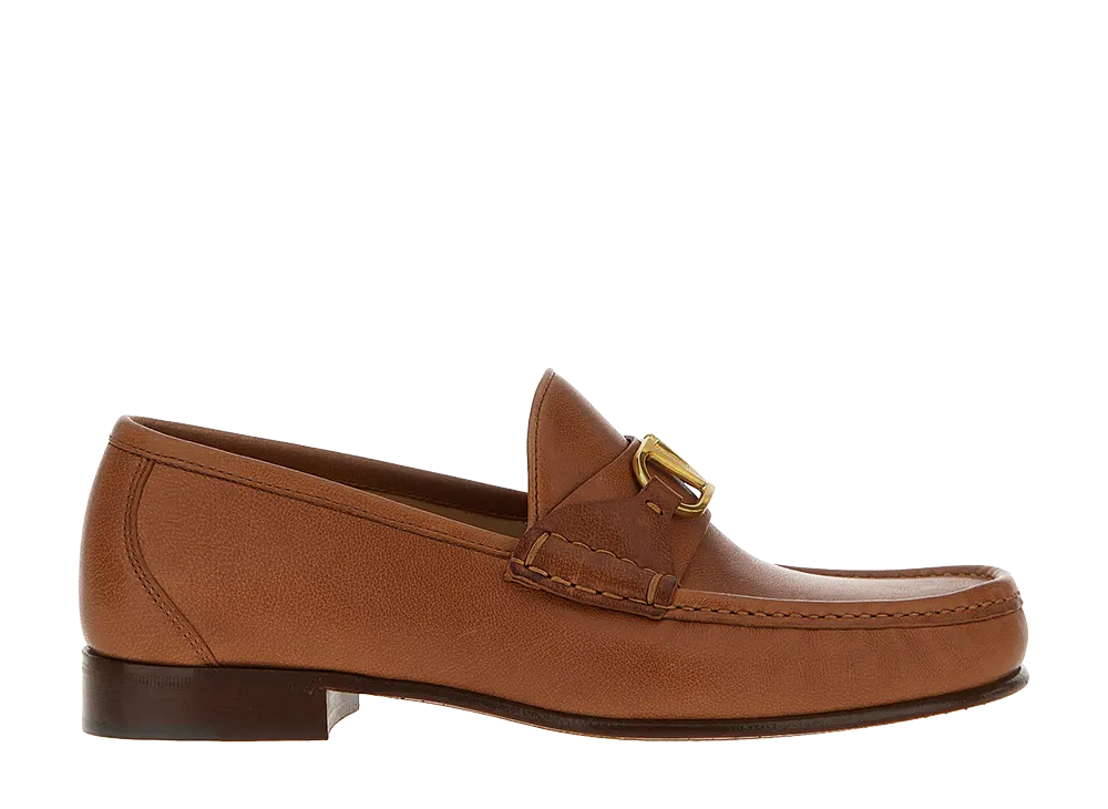 Valentino Garavani Vlogo Signature Loafers "Brown"