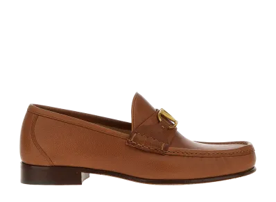 Valentino Garavani Vlogo Signature Loafers "Brown"