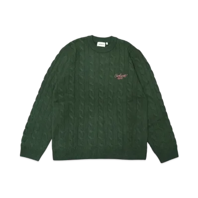 Carhartt WIP Signature Sweater "Sycamore Tree/Drose"