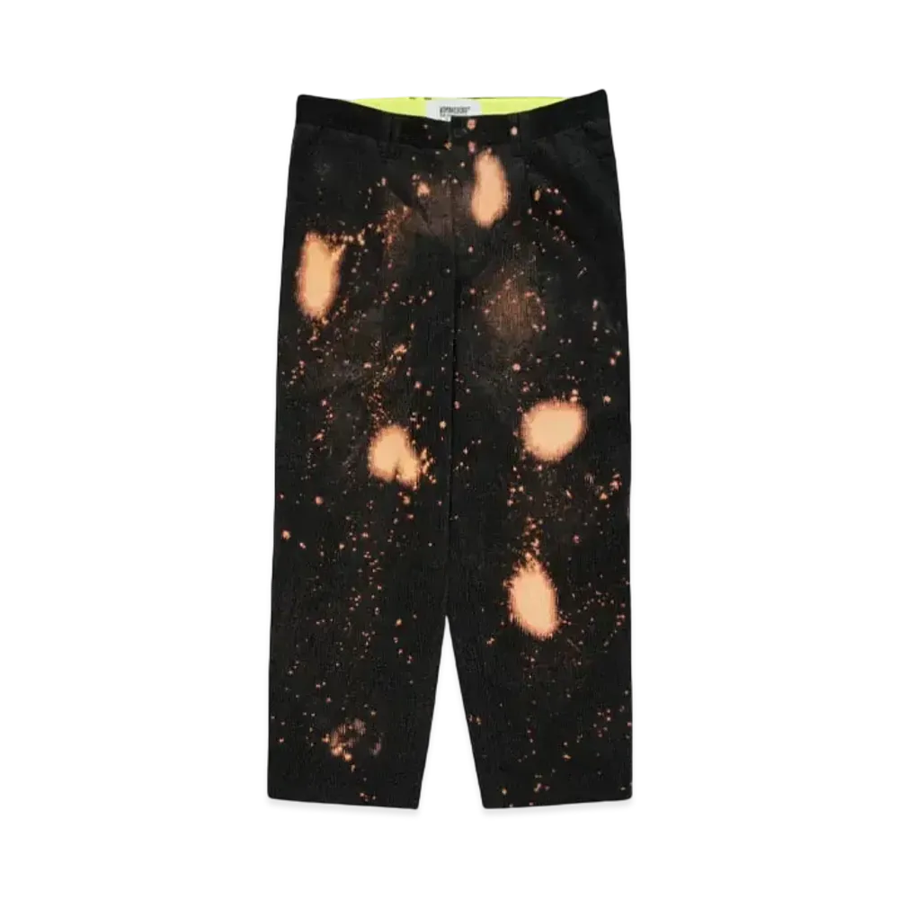 HOMBRE Nino TIE DYE CORDUROY PANTS "BLACK"