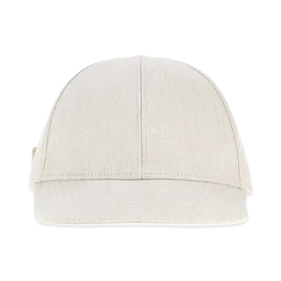 PRADA Denim Baseball Cap "White"