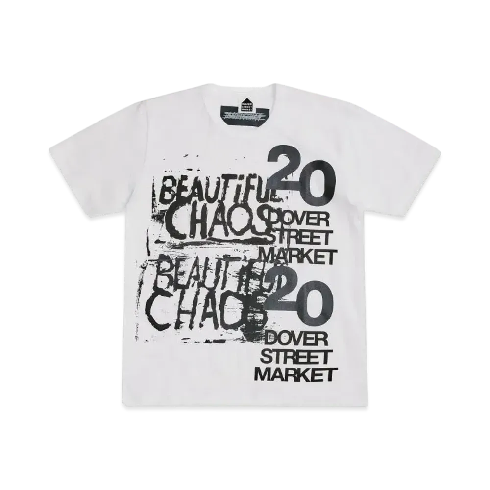 Dover Street Market London x Theseus Chan 20th Anniversary Tee "White"