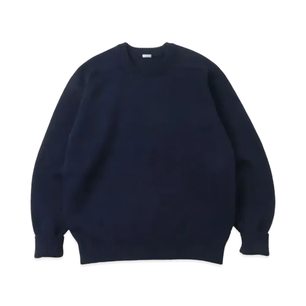 A.PRESSE Pullover Sweater "Navy"