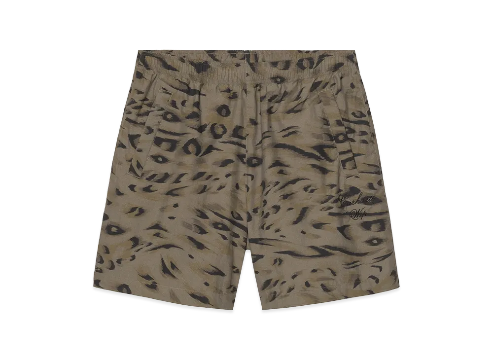 Carhartt WIP Travon Short "Duck Feather Print/Cypress/Black"
