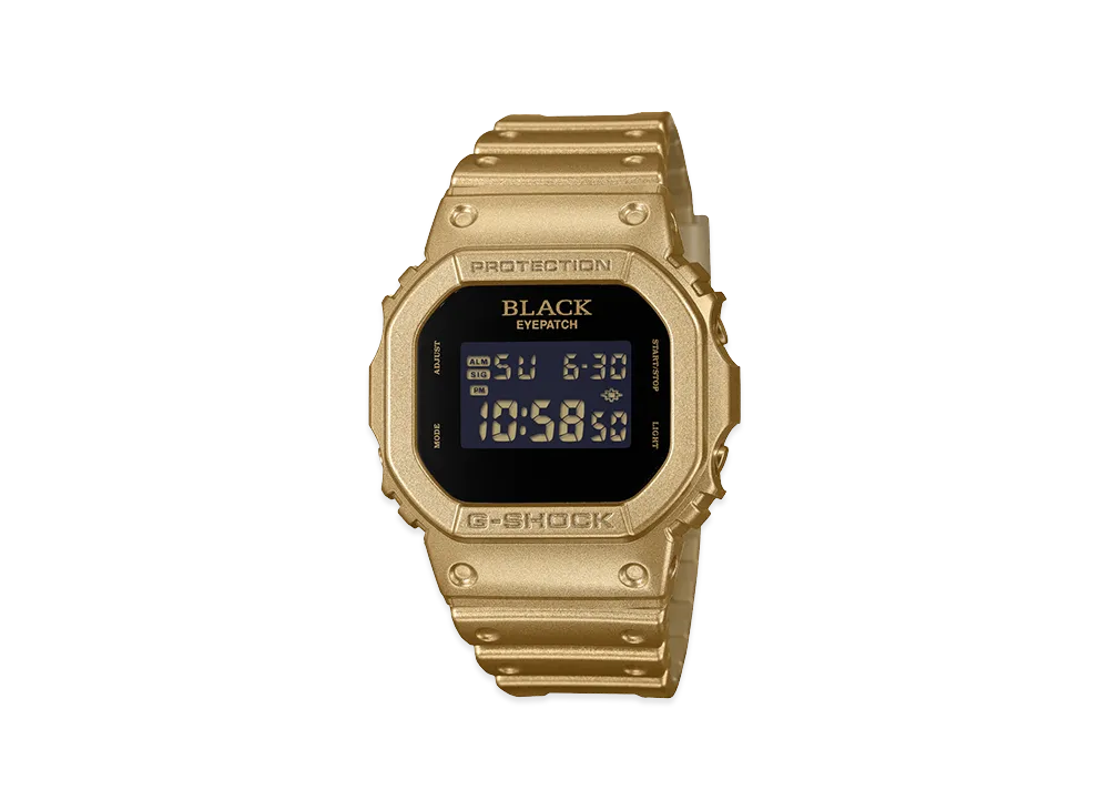Casio G-Shock x BlackEyePatch 5600 Series DW-5600BEP-9JR "Gold"