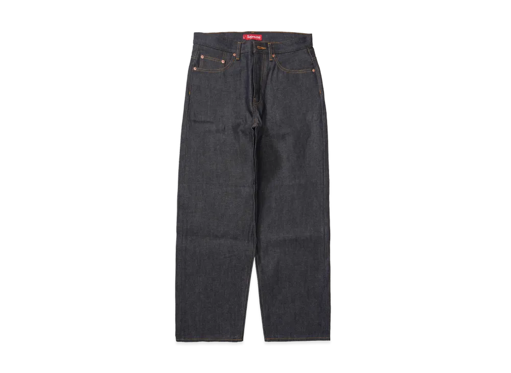 Supreme Baggy Selvedge Jean (26SS) "Rigid Indigo"
