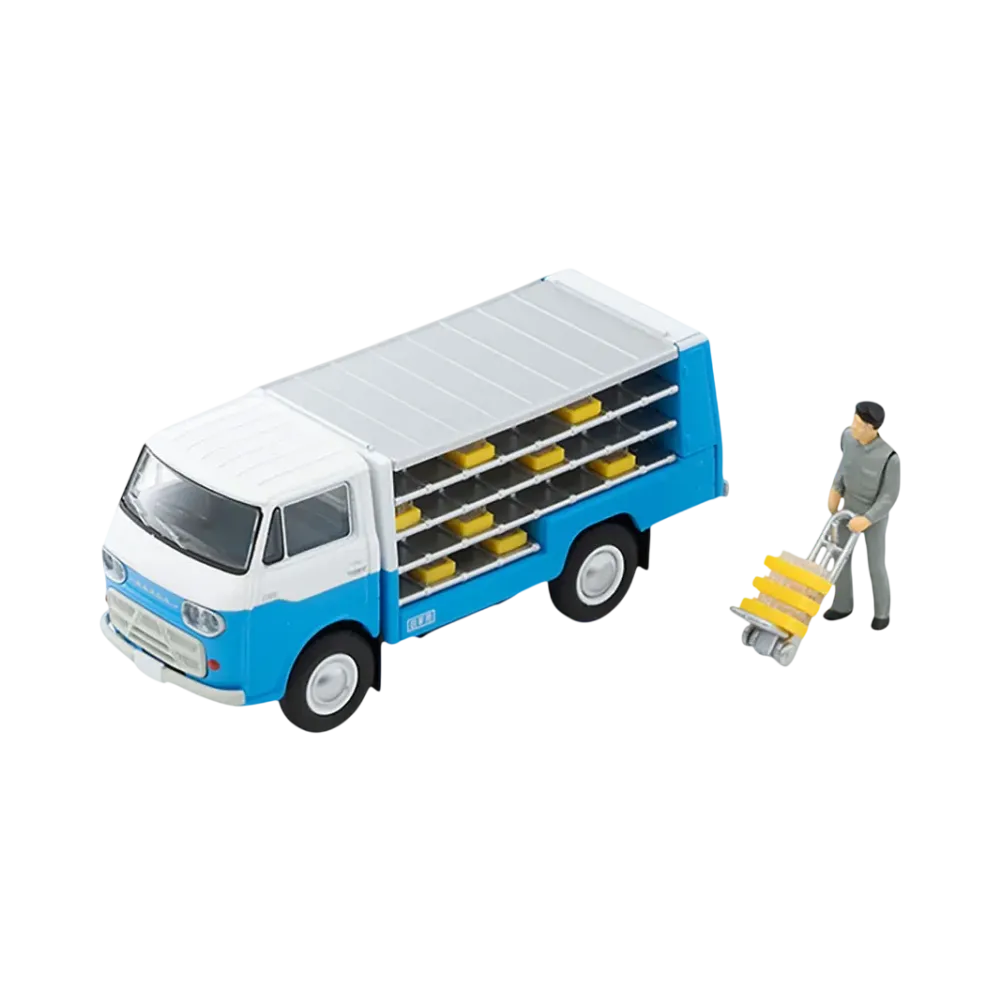 TOMYTEC "TOMICA LIMITED VINTAGE" 1/64 LV-210a Mazda E2000 Bottle Car (White/Light Blue)