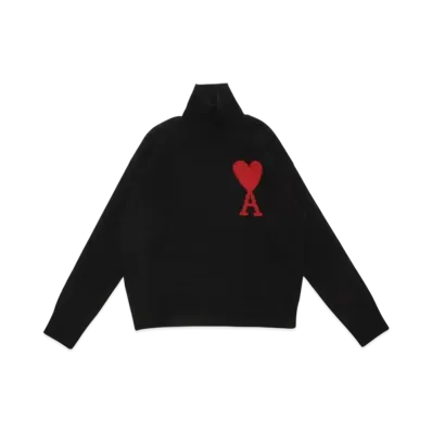 AMI PARIS Knit Sweater "Black"