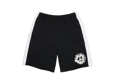 DENIM TEARS Denim U Paneled Sweatshort "Black"