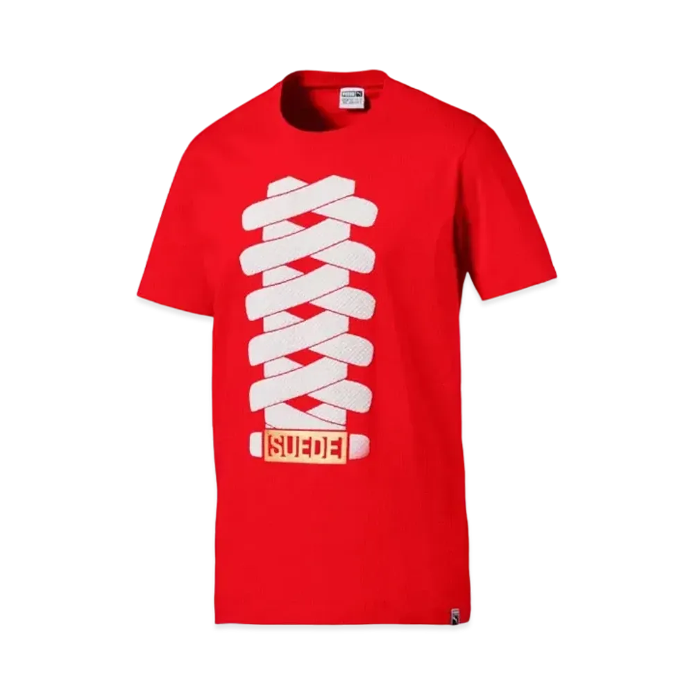 PUMA Wear Suede T-shirt "Flame Scarlet"