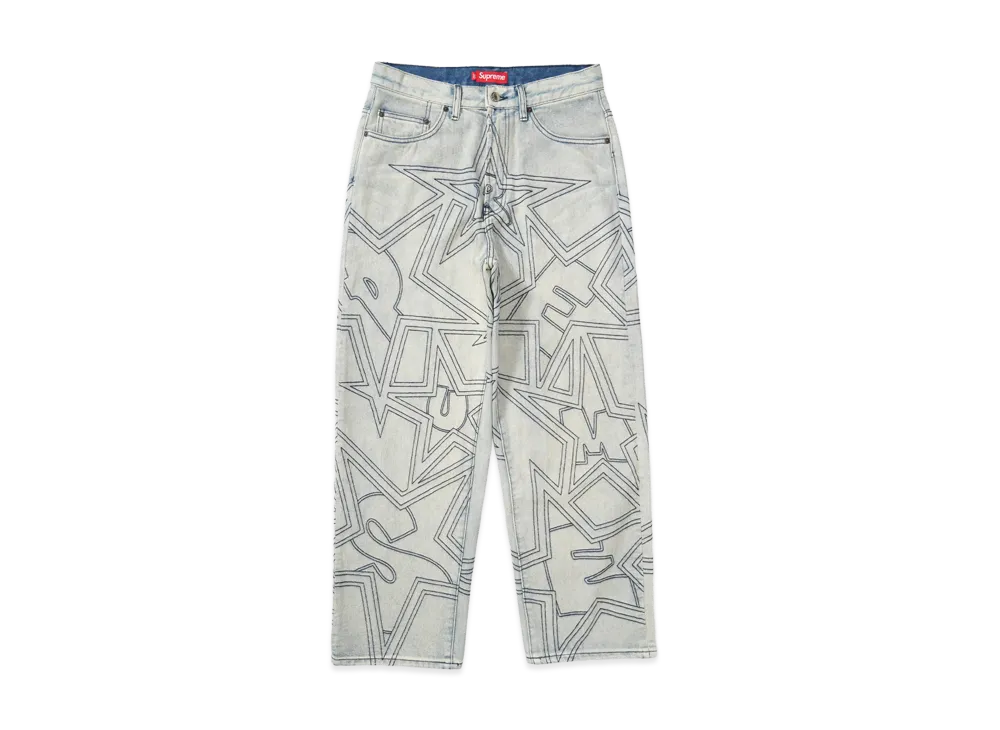 Supreme Stars Topstitch Baggy Jean "Dirty"