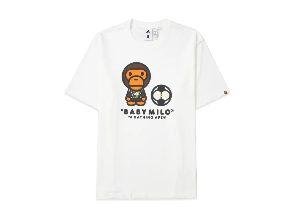 adidas x A BATHING APE BAPE SSL MILO T-Shirt "White"