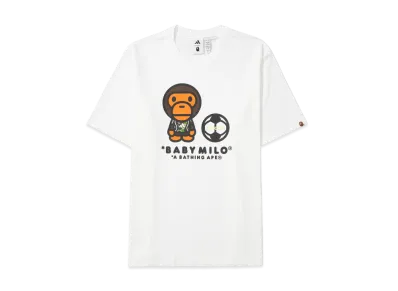 adidas x A BATHING APE BAPE SSL MILO T-Shirt "White"