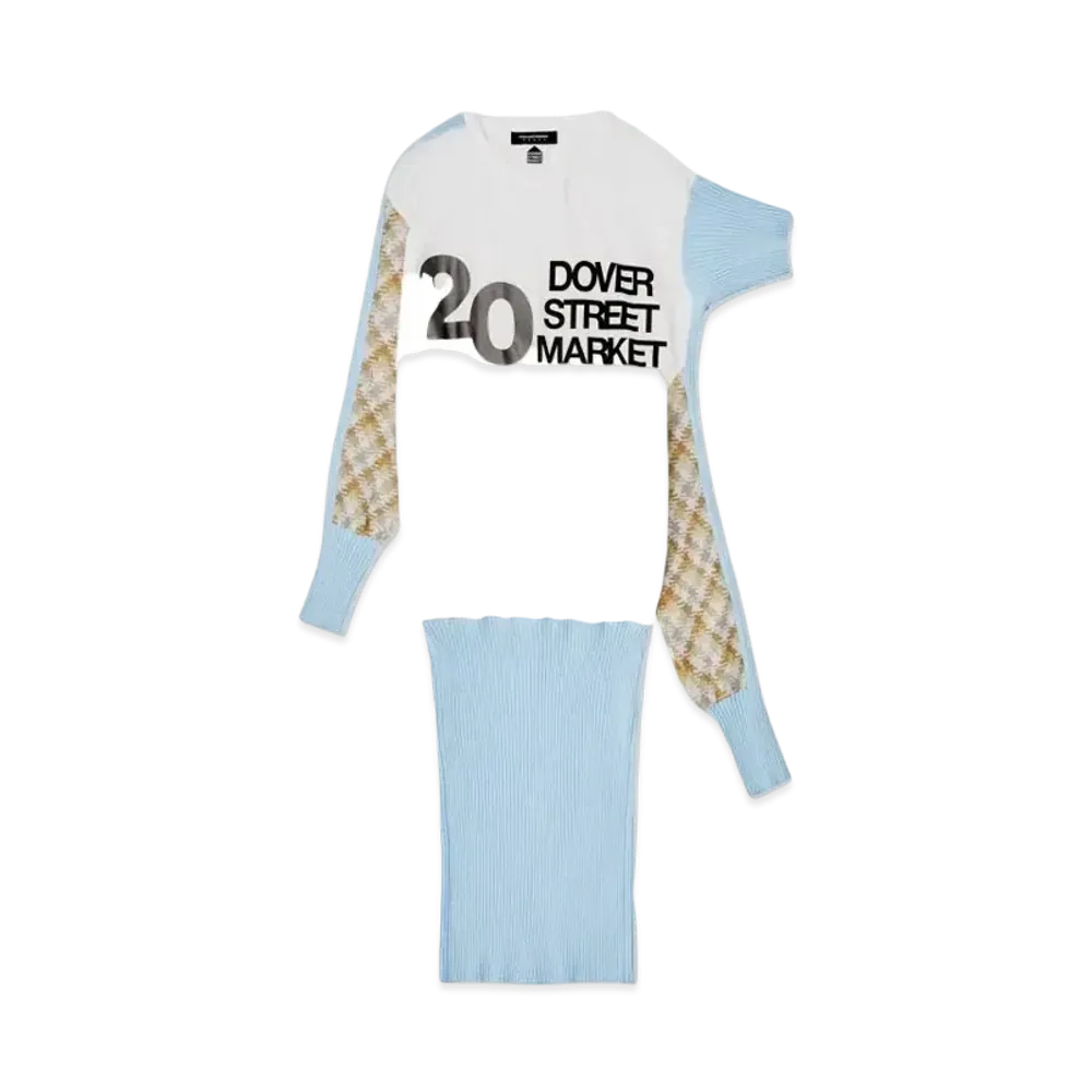 Dover Street Market London x Kiko Kostadinov 20th Anniversary Skirt "White"
