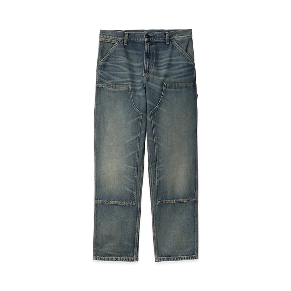 Carhartt WIP Double Knee Pant "Blue(Worn Used Wash)"
