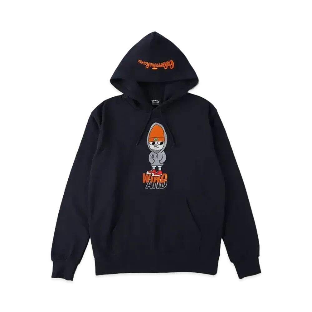 WIND AND SEA x PARAPPA THE RAPPER (WIND AND PARAPPA) HOODIE "Navy"
