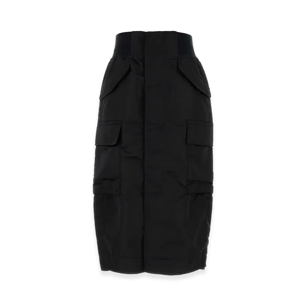 sacai Women's Nylon Skirt "Black"