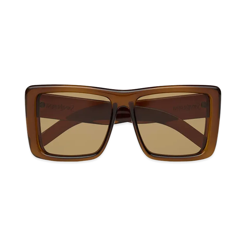 Saint Laurent Women's "Sl 900 Howl" Sunglasses "Brown"