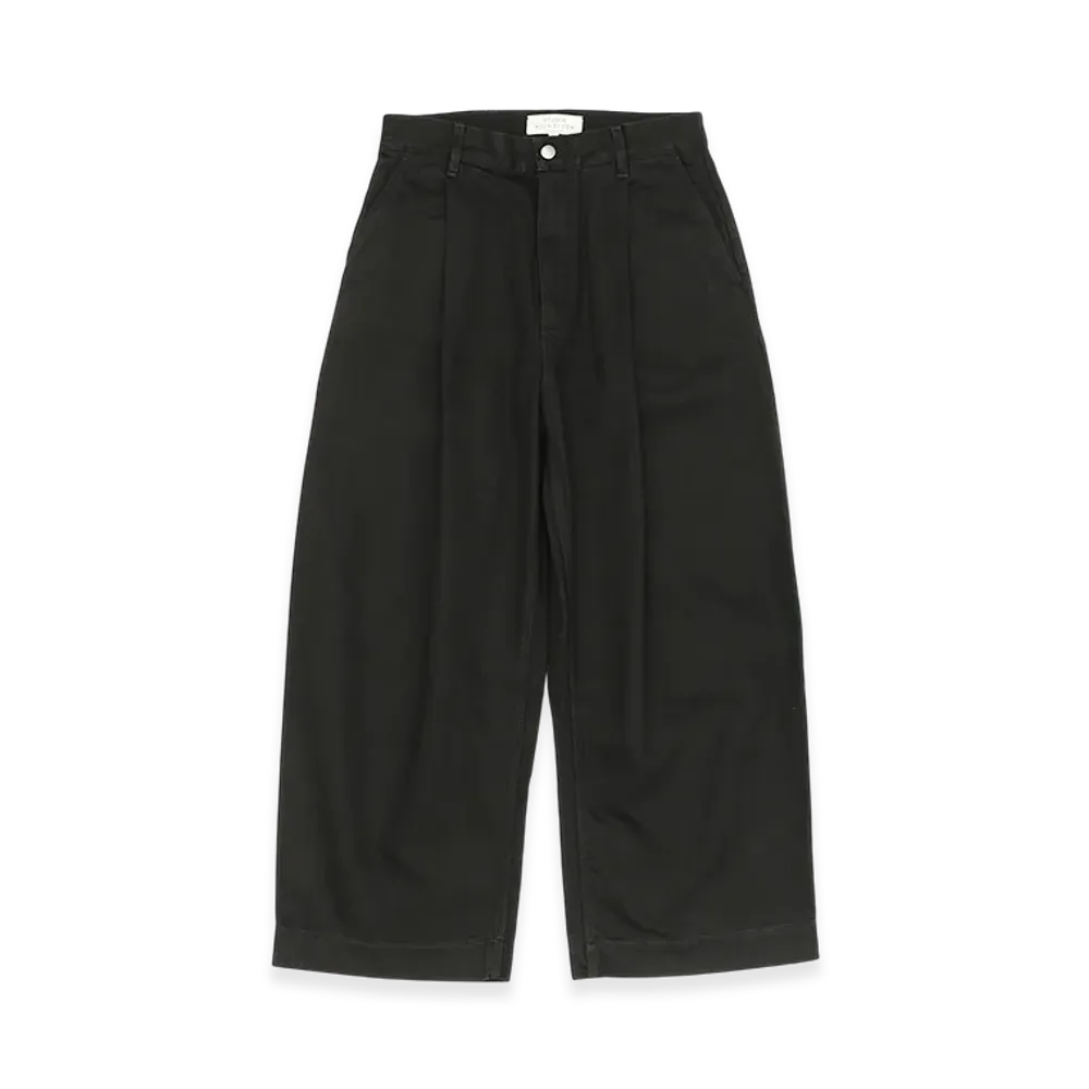 STUDIO NICHOLSON Zip Fly Jeans Puch "Black"