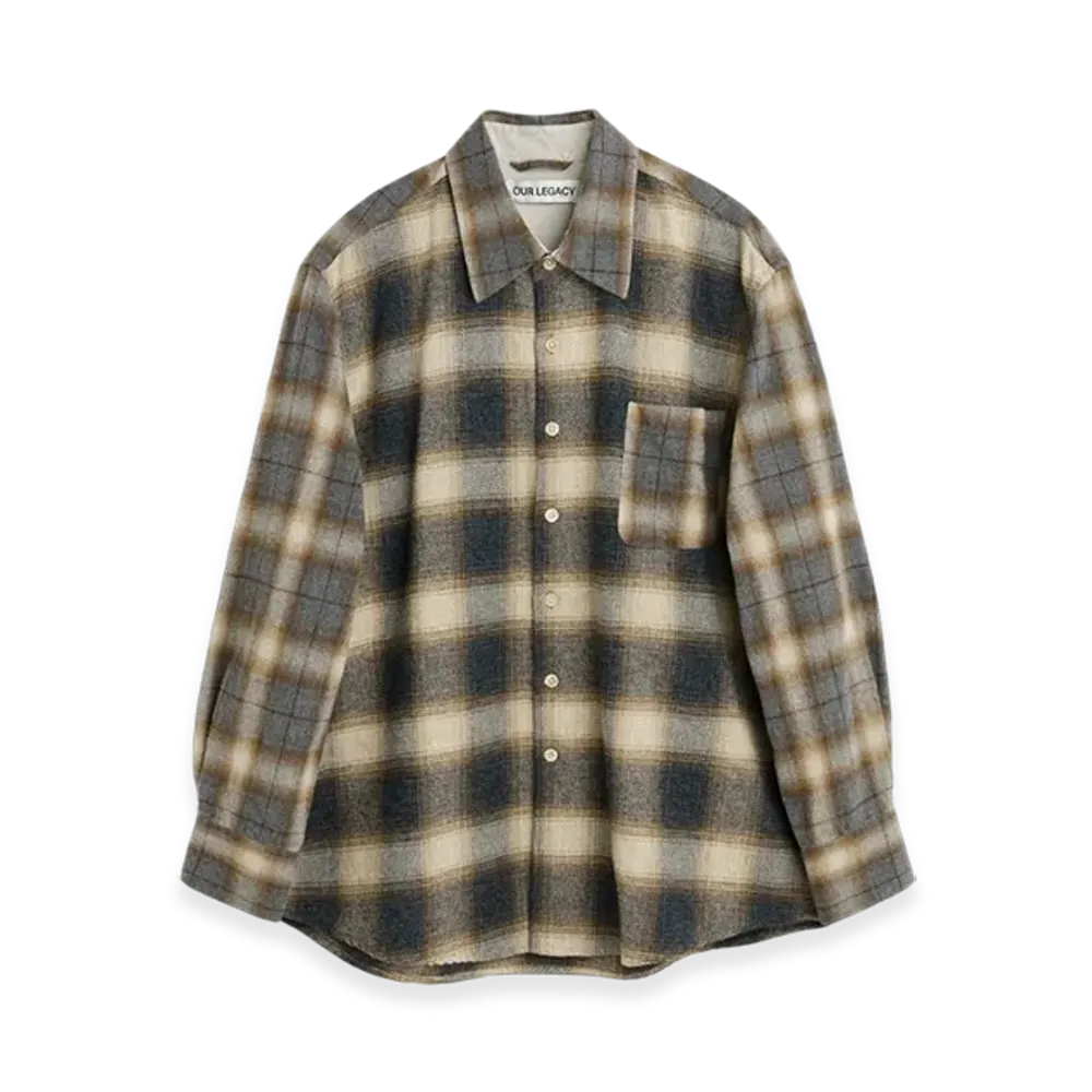 OUR LEGACY Above Shirt "Doyle Check Lagger Flannel"