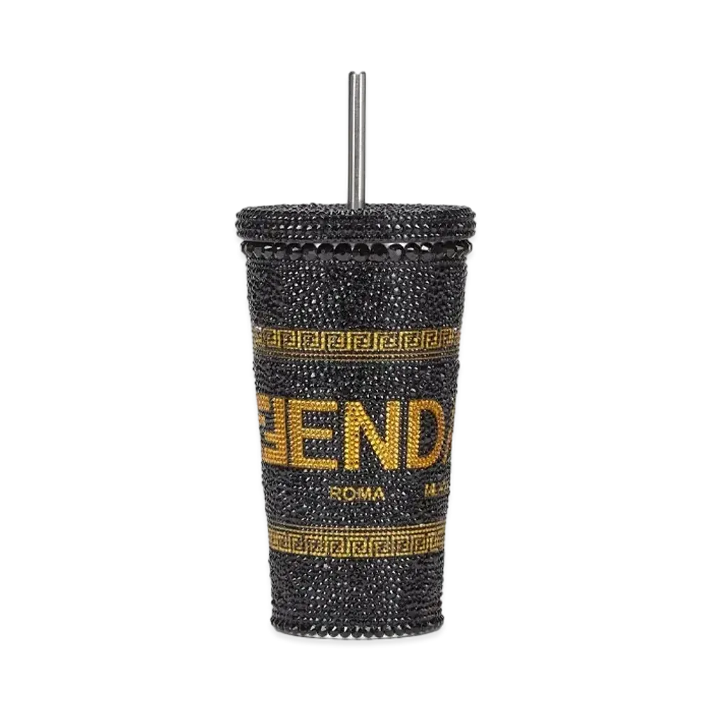FENDI x Versace Fendace Black Metal Logo Glasses "Black"