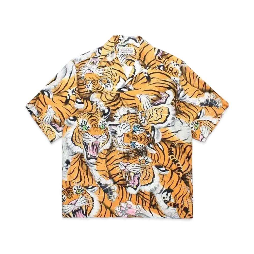 WACKO MARIA Tim Lehi / Hawaiian Shirt "Yellow"