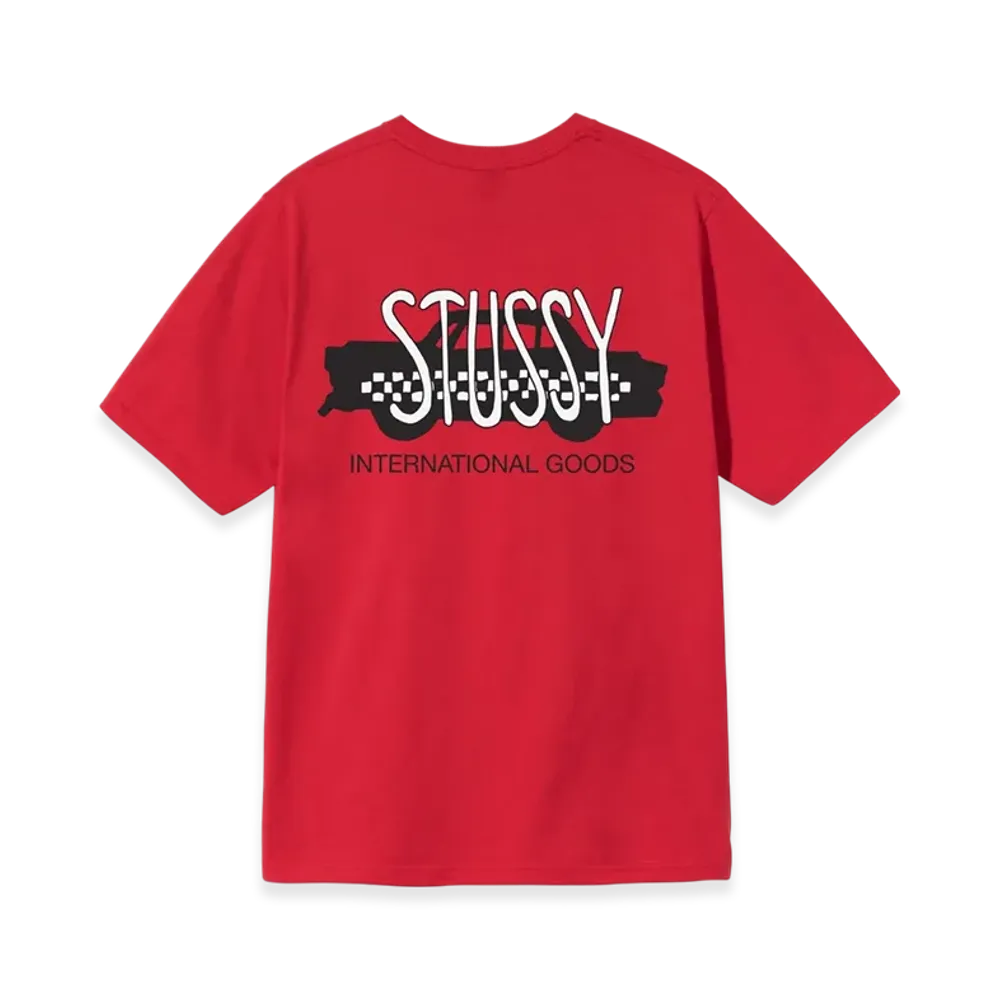 Stussy Taxi Cab Tee "Red"