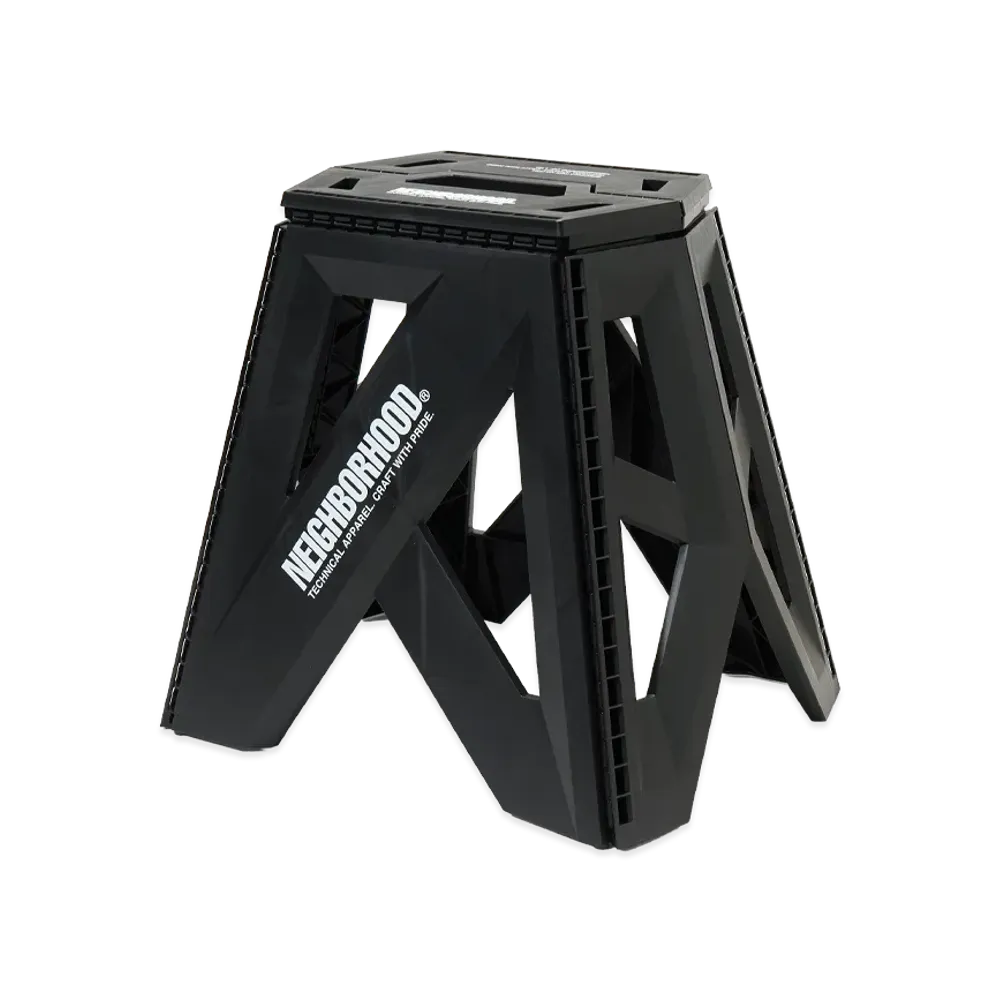 NEIGHBORHOOD Logo Foldable Chair "Black"