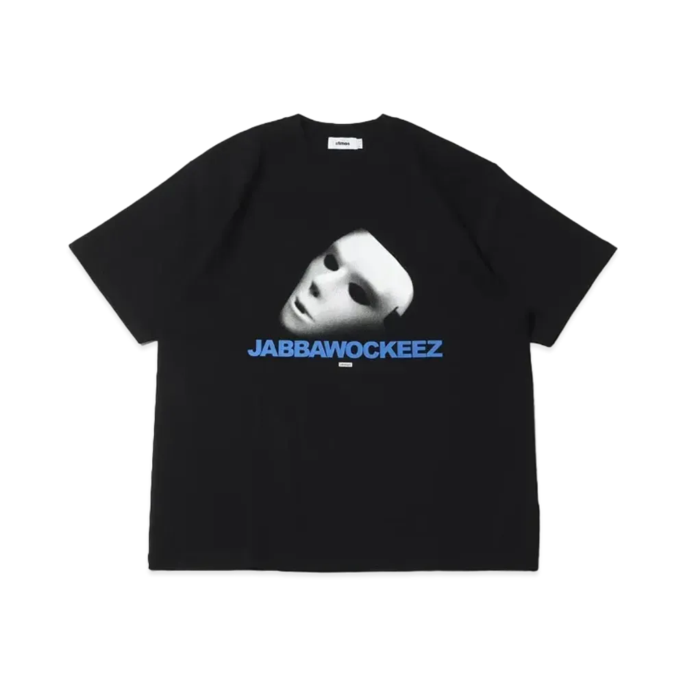 atmos x JABBAWOCKEEZ Mask Front Print T-shirts "Black"