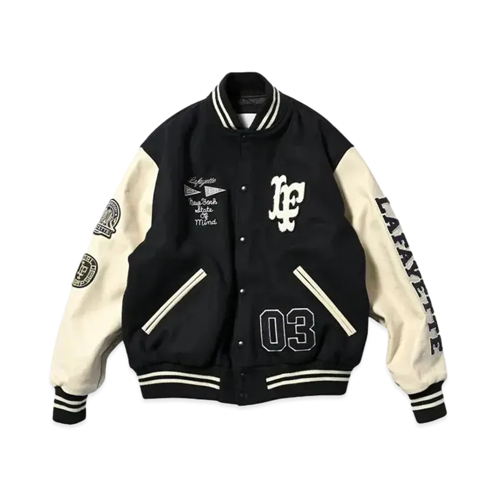 LFYT WORLD CHAMPS 2023 LF LOGO STADIUM JACKET "NAVY/WHITE"