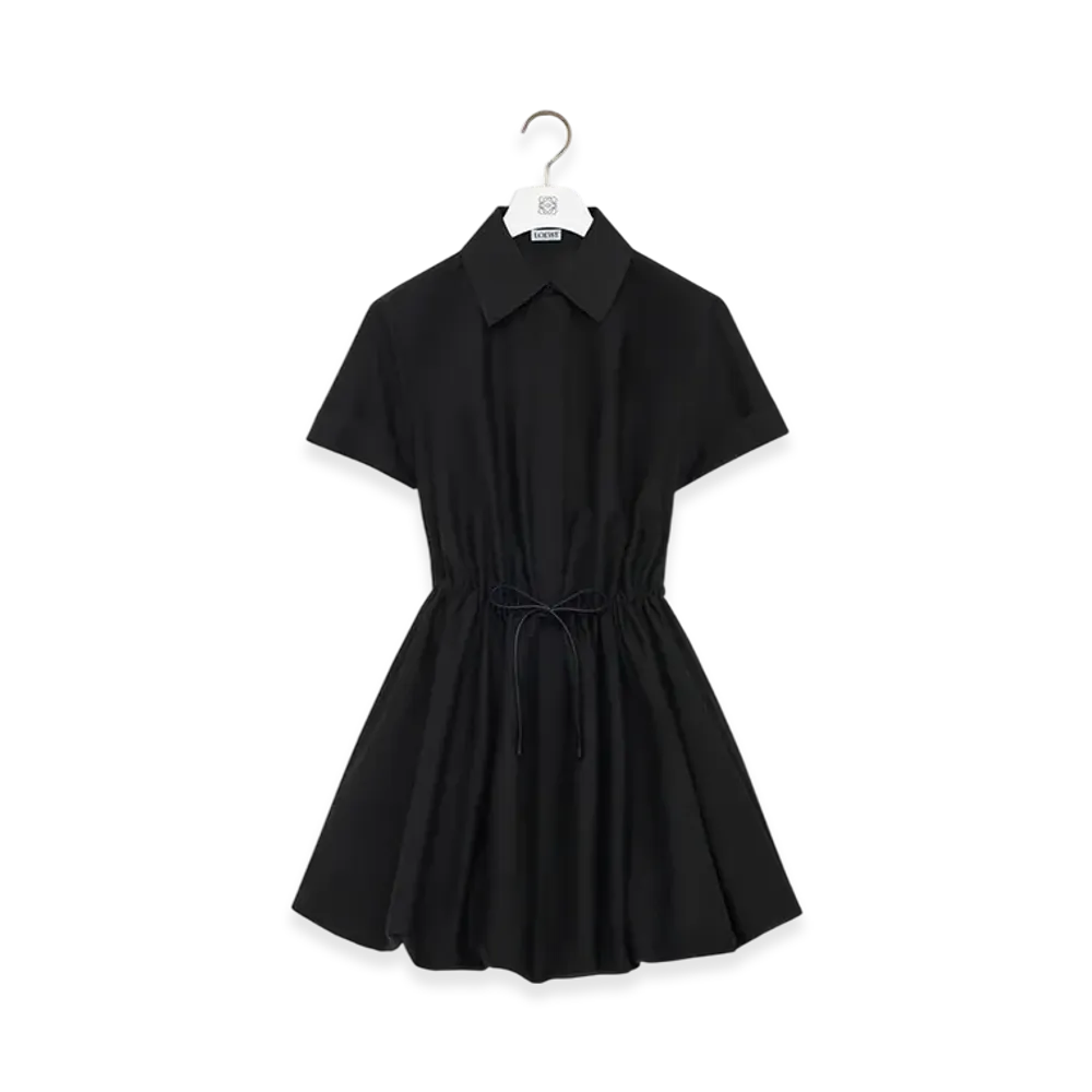LOEWE Short-Sleeve Dress "Black"