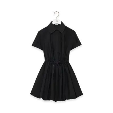 LOEWE Short-Sleeve Dress "Black"