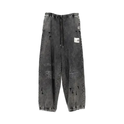Maison MIHARA YASUHIRO Distressed Sweat Pants "Black"