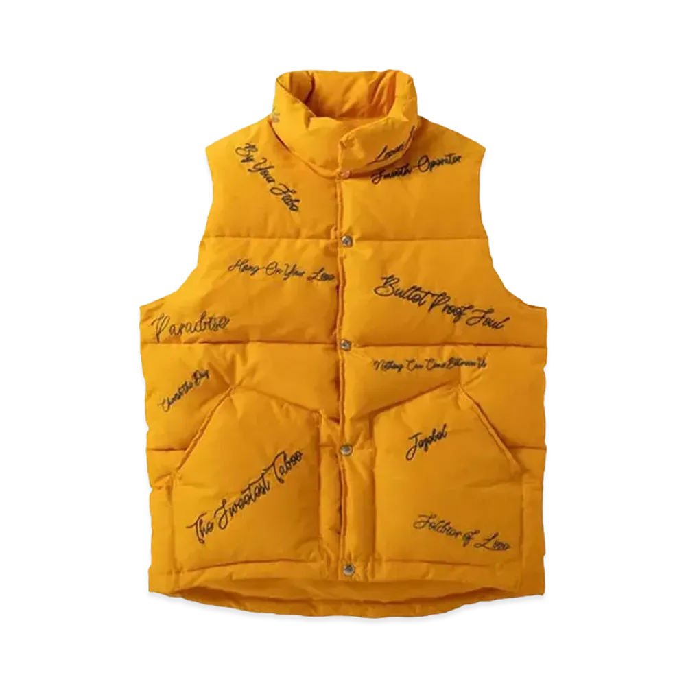 NEXUSVII. SADE R/S DOWN VEST "GOLD"