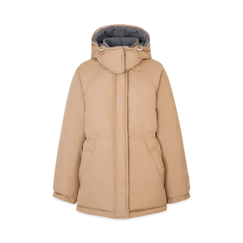 FENDI Women's Ski Jacket Technical Fabric Jacket "Beige"