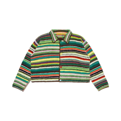 Cactus Plant Flea Market Cpfm Crochet Knit Cardigan "Green"